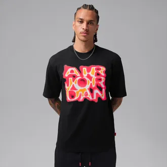 Nike Jordan Mens Jordan Brooklyn T-Shirt in Black | IX5411-010