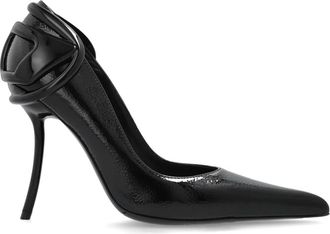 Diesel Stilettos D-Ten Half - Dames - Pumps - Zwart - 35 EU - Leer - Schoenen