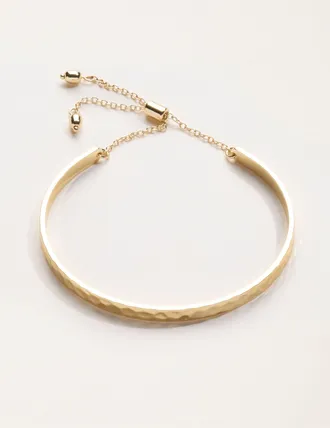 Fat Face FatFace Gold Tone Adjustable Bangle