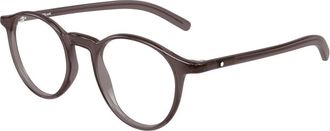 Montblanc Glasses, male, Brown, Size: 49 MM Mb0329O Optical Frame