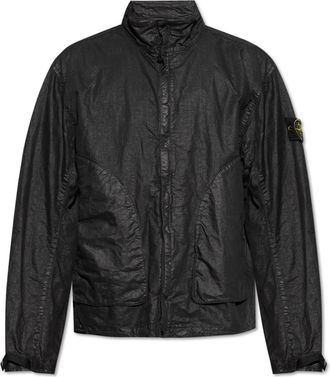 Stone Island Look Nylon Panama-TC Jacket - Heren - Zomerjassen - Zwart - L - Nylon - Jassen