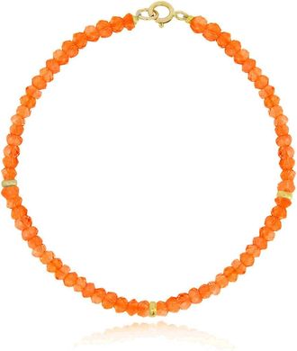 The Lovery Carnelian Bead Bracelet