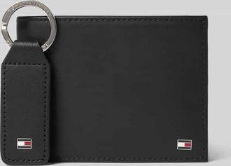 Tommy Hilfiger Portemonnaie im Set mit Schlüsselring in Black, Größe 1