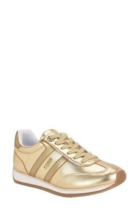 Guess Saphia Metallic Sneaker in Gold at Nordstrom Rack, Size 6