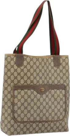 Gucci Pre-owned Tote Bags, female, Beige, Size: ONE SIZE Pre-owned Vintage Tote Bag