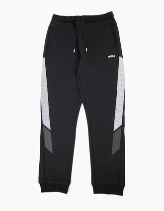 HUGO BOSS Mens Hugo Boss Hadiko 2 Curved Logo Bottoms Black - Size: 40/Regular