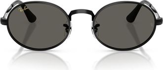 Ray-Ban x A$AP Rocky 54mm Oval Sunglasses in Black /Dark Gray at Nordstrom