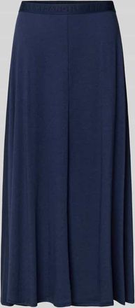 Armedangels Armedangels Loose Fit Midi-Rock aus Lyocell-Baumwoll-Mix Modell ILENIAA LARAA in Marine, Gr&ouml;&szlig;e XL