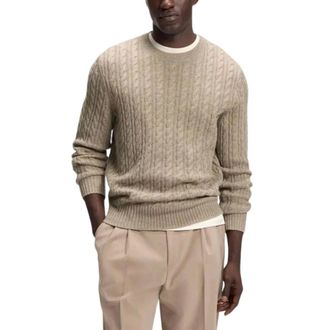 HUGO BOSS Maglia H-Furlan 10282607 - - Knitwear - Uomo - Beige - XL