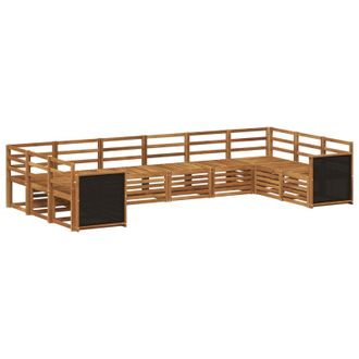 vidaXL Conjunto De Sof&aacute;s De Exterior 7 Uds. Natural Vidaxl