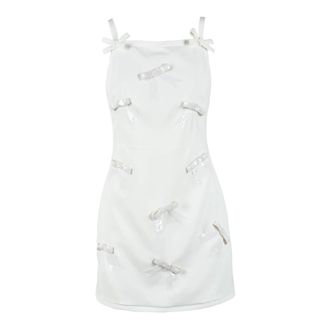 Msgm Mujer, Vestidos, Blanco, Talla: L
