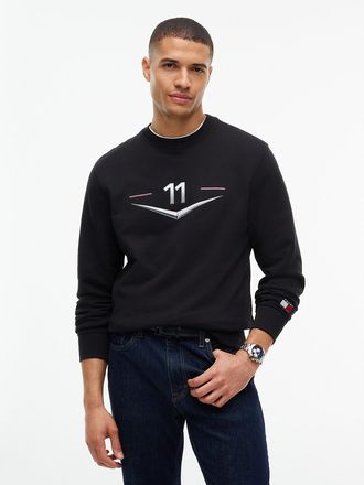 Tommy Hilfiger Mens Tommy x Cadillac F1 Team Driver Sweatshirt - Black - XXL