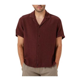 Drykorn Overhemden, Heren, Rood, S, Bordeaux Herenoverhemd voor stijlvolle dagen