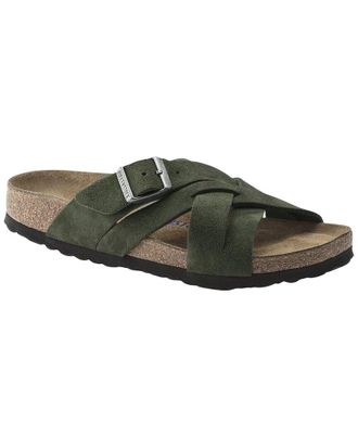 Birkenstock Lugano Soft Footbed Suede Sandal