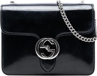 Gucci Pre-owned Shoulder Bags, female, Black, Size: ONE SIZE Pre-owned Crossbody Bag