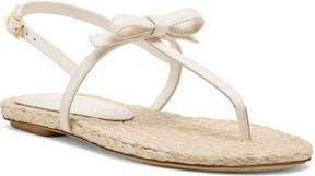Stuart Weitzman Felicity Slingback Espadrille Sandal in Cream/natural at Nordstrom Rack, Size 7.5