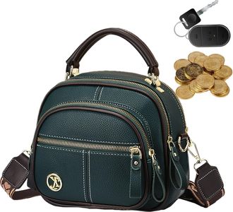 Generic Multifunctional Leather Bag - Fashionable Sling Travel Shoulder Bag for Women, Large Capacity Hobo with Adjustable Strap, Modern Girls Tote for Travel