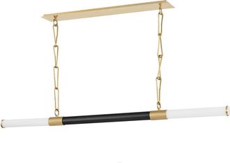 Hudson Valley Lighting Hudson Valley Lighting - Huntington Led Island Light Lat&oacute;n Envejecido, Jade Extruido