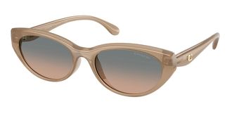 Coach HC8456D CDP42 Asian Fit 594413 Womens Sunglasses Brown Size 55