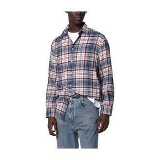 Willy Chavarria Camisa de Lana - Shirts - Hombre - Rojo - S