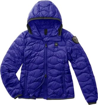 Blauer Camelia Down Jacket - Dames - Gewatteerde jassen - Blauw - S - Nylon - Jassen