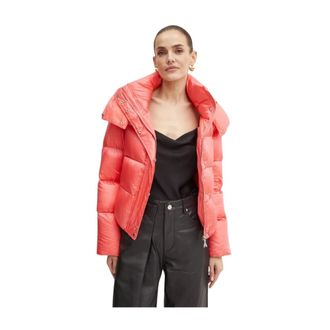 Patrizia Pepe Puffy Down Jacket - Dames - Jassen - Oranje - Maat: L Leer