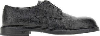 Emporio Armani Grained leather Derby shoes Man 10