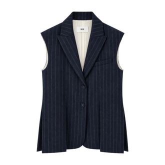 SOLOTRE Gilet - - Jackets - Donna - Blu - XL