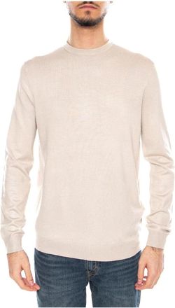 Only & Sons Onswyler Life Reg 14 LS Crewknit Noos - Heren - Ronde hals truien - Beige - 2XL - Katoen - Truien & Vesten
