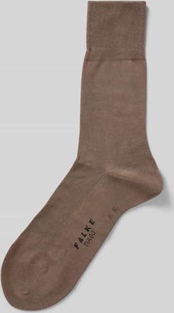 Falke Socken aus Baumwoll-Mix Modell Tiago in Taupe Melange, Gr&ouml;&szlig;e 41/42