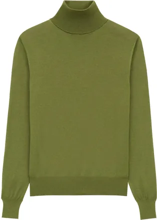 Saint Laurent Cashmere, Wool And Silk Turtleneck Sweater-Uomo