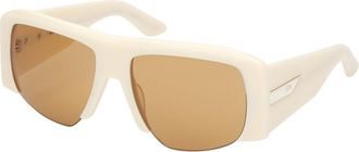 GCDS GD0054 25J Mens Sunglasses White Size 57