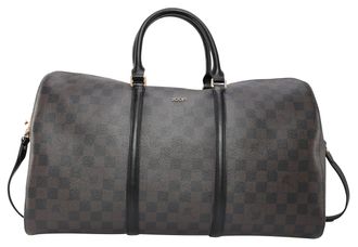 Joop Weekender JOOP cortina piazza aurora weekender lhz, Damen, Gr. B/H/T: 50cm x 29cm x 22cm, braun (dunkelbraun), Lederimitat, Taschen Weekender, mit vie