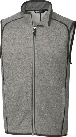 Cutter & Buck Mainsail Sweater-Knit Mens Big and Tall Full Zip Vest