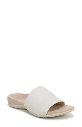 Vionic Renie Knit Slide Sandal in Cream at Nordstrom Rack, Size 12