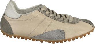 Maison Margiela Sprinters Low Top - Dames - Sneakers - Beige - 38 EU - Leer - Schoenen