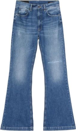 Dondup Flared Olivia Jeans - Dames - Flared Jeans - Blauw - W25 - Katoen - Jeans