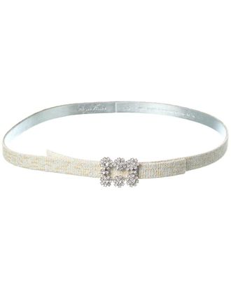Roger Vivier Buckle Tweed Belt