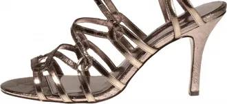 Nina Womens Velaina Stiletto Heel In Platino Crinkle