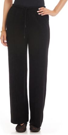 Karen Kane Drawstring Pintuck Sweatpants in Black at Nordstrom, Size X-Large