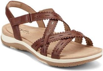 Earth Sanetra Ankle Strap Sandal in Dark Brown at Nordstrom, Size 8.5