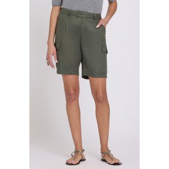 NYDJ Cargo Bermuda Shorts in Desert Green at Nordstrom, Size 12