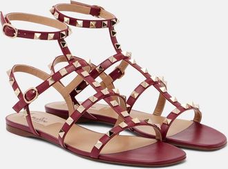 Valentino Garavani Sandali Rockstud in pelle