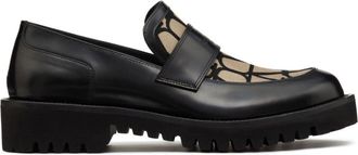 Valentino Garavani Toile Iconographe loafers - men - Calf Leather/Polyethylene vinyl acetate (PEVA)/Polyester/Cotton/Calf Leather/Goat Skin - 42