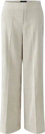 Oui Pantaloni a palazzo - - Trousers - Donna - Beige - XS