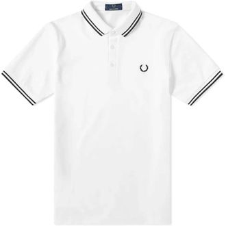 Fred Perry Hombre, Camisetas, Blanco, Talla: S