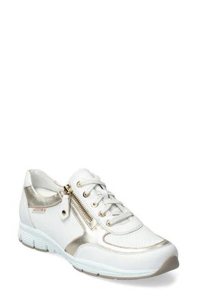 Mephisto Ylona Sneaker in White/Gold at Nordstrom, Size 10.5