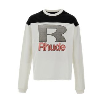 Rhude Camiseta de manga larga de punto - Sweatshirts & Hoodies - Hombre - Multicolor - M