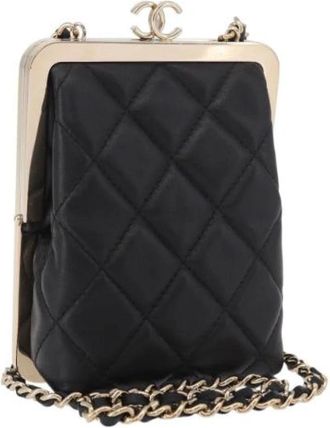 Chanel Pre-owned Vintage Mini Schoudertas - Dames - Vintage Mini Tas - Zwart - ONE Size - Vintage