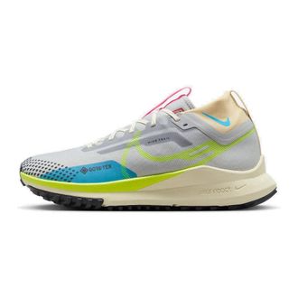 Nike Mens React Pegasus Trail 4 Gore-TEX Sneaker, Wolf Grey/Volt-Stadium Green-Baltic Blue, 10.5 UK